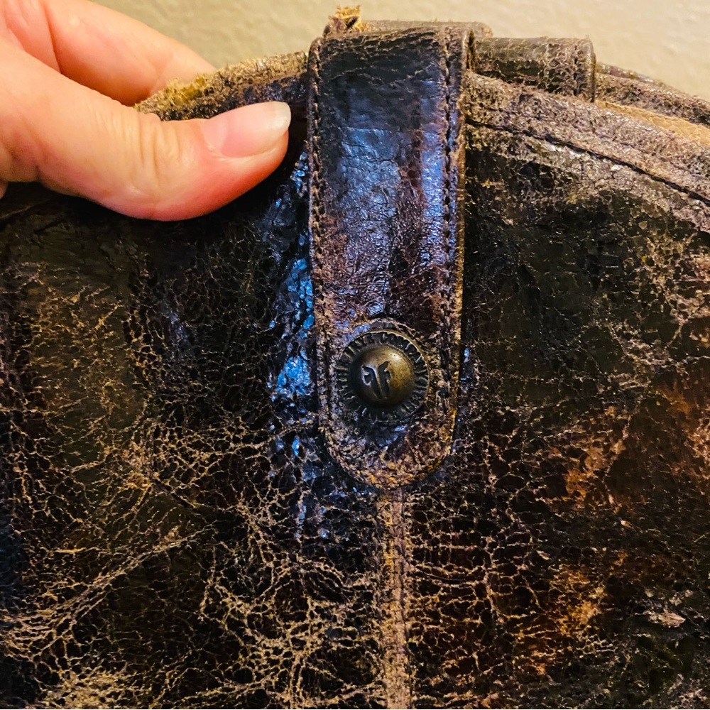 Frye intentionally Distressed Leather Knee High Boots - Picture 13 of 13